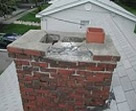 Damaged Chimney in Barrie