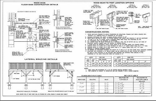 deck design drawing